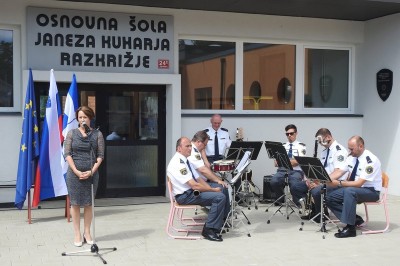 Odkritje spominske plošče na Razkrižju