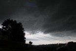 Nevihtni oblaki nad Prlekijo