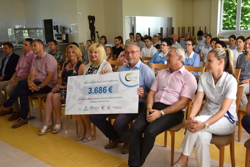 Predali so simbolični ček za 3.686 evrov