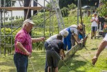 Postavljanje največjega klopotca v Hermancih