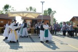 Prekmurska folklora pri stolpu Vinarium