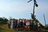 Postavljanje klopotca na Plitvičkem Vrhu