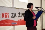 Predsednica KO RKS Tišina - Gradišče Lidija Grah