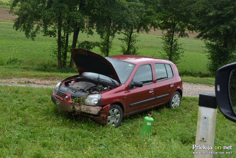 Prometna nesreča v Janževem Vrhu