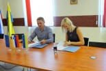 Podpis pogodbe za ureditev infrastrukture v Drbetincih