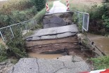Porušen most v Drakovcih