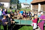 Tradicionalno kožühanje koruze v Banovcih