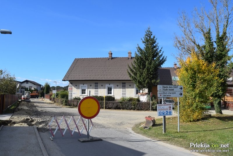 Gradbišče na Gubčevi cesti v Radencih