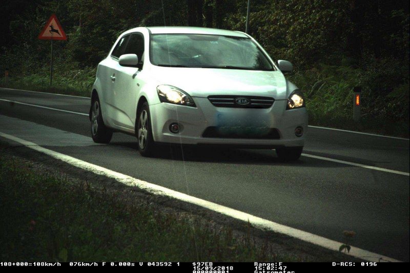 Na kritičnem odseku so zaznali tudi hitrosti, ki so za kar več kot 50 km/h večje od največje dovoljene hitrosti