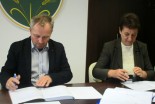 Podpis pogodbe za ureditev vodovoda v Križevcih