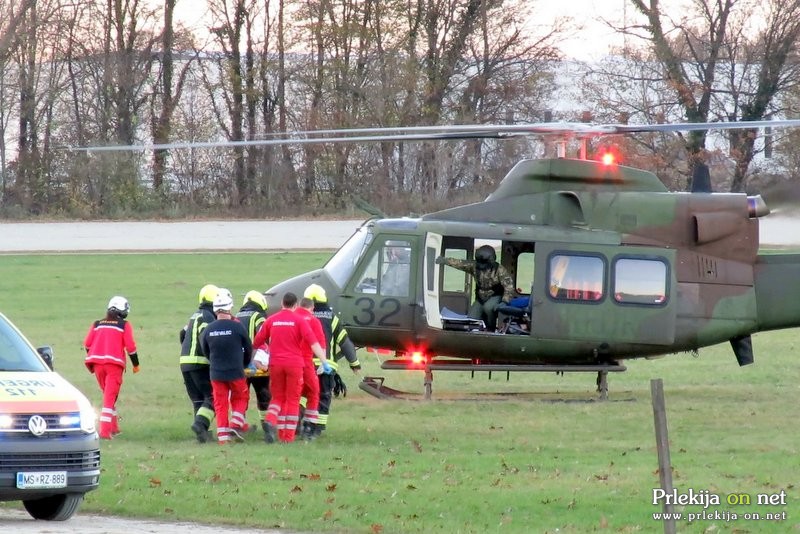 Helikopter Slovenske vojske v Ljutomeru