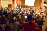 Harmonikarski orkester ob zaključku koncerta