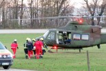 Helikopter Slovenske vojske v Ljutomeru