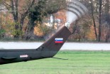 Helikopter Slovenske vojske v Ljutomeru