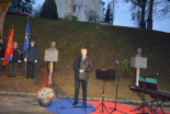 Odkritje kipa Rudolfa Maistra v Aleji velikih