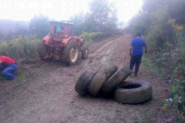Traktor, ki je bil ukraden