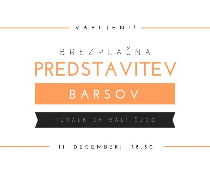 Brezplačna predstavitev Barsov