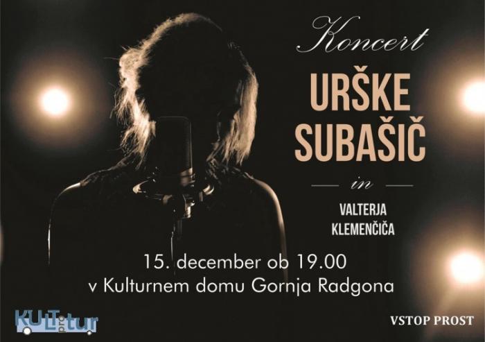 Koncert Urške Subašič in Valterja Klemenčiča