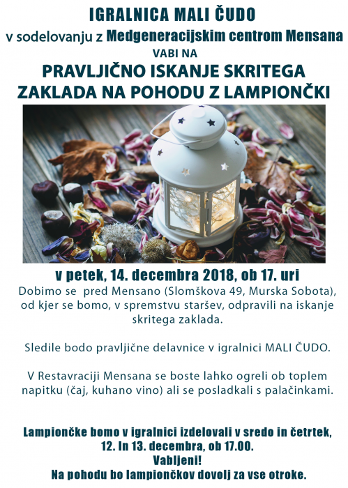 Pohod z lampijončki in iskanje škratjega zaklada