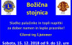 Božična stojnica Lions in Leo kluba Ljutomer