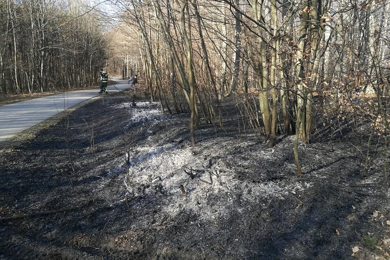 Požar v Brezovcih, foto: PGD Žamenci