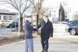 Minister in generalna direktorica policije na obisku