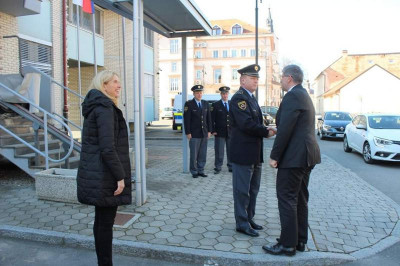 Minister in generalna direktorica policije na obisku v Ljutomeru