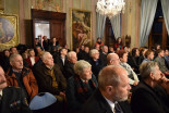 Številno občinstvo v viteški dvorani murskosoboškega gradu