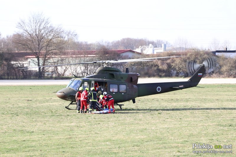 Posredovanje helikopterja v Ljutomeru