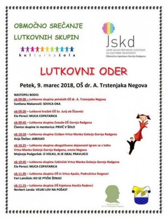 Območno srečanje lutkovnih skupin Lutkovni oder