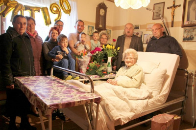 Marija Ajlec je praznovala 90. rojstni dan