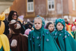 Pustna povorka otrok iz vrtcev