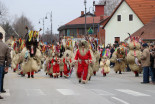 Pustna povorka v Središču ob Dravi