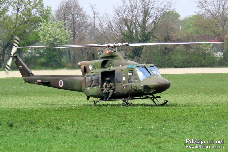 Helikopter sedaj v Ljutomeru pristaja na travi