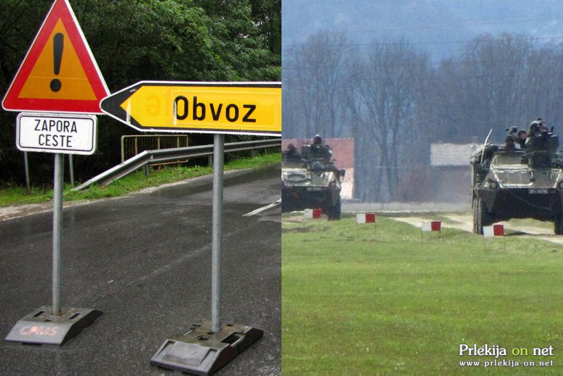 Na širšem območju letališča Rakičan potekajo vojaške vaje