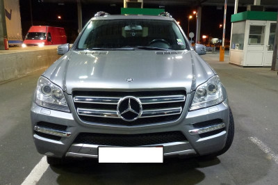 Zaseženo vozilo Mercedes Benz GL 350 CDI, foto: PMP Gruškovje