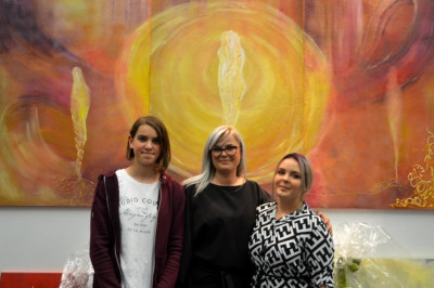 Na ogled so dela Andree Golob ter njenih hčerk Ariane Blažke in Biance Amalije
