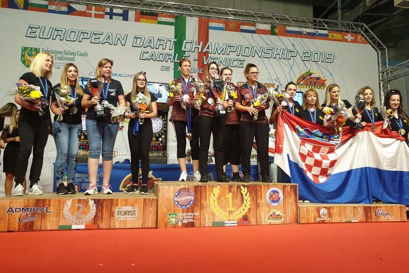 Urška Drvarič Grah, Nina Tivadar, Mojca Mužič in Lea Zabavnik (manjka Petra Klemenčič, ki je morala predčasno s tekmovanja zaradi službe)