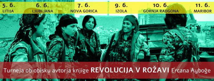 PREDSTAVITEV KNJIGE REVOLUCIJA V ROŽAVI Z ERCANOM AYBOGO