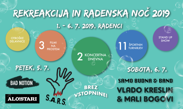 Rekreakcija in Radenska noč 2019