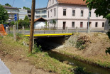 Gradnja mostu čez Ščavnico
