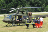 Helikopter Slovenske vojske v Ljutomeru