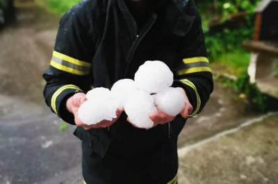 Orjaška toča na jugu države, foto: POLJANSKA DOLINA OB KOLPI