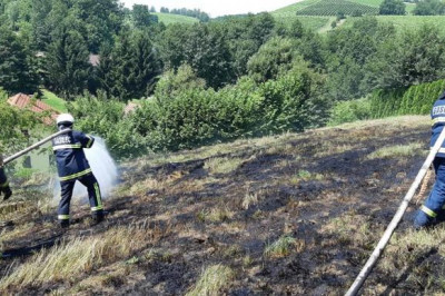 Požar so pogasili gasilci, foto: PGD Gornja Radgona