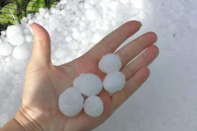 Toča v Šmartnem pri Slovenj Gradcu, foto: Tanja Pelc/Neurje.si