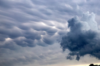 Mammatus oblaki nad Ljutomerom