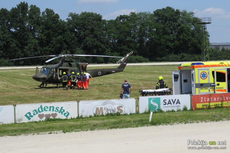 Helikopter Slovenske vojske v Ljutomeru