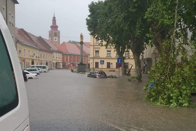 Neurje na Ptuju