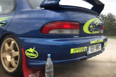 Bottle Cap Challenge v rally izvedbi