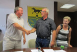 Podpis pogodbe za rekonstrukcijo lokalne ceste Boreci - Logarovci